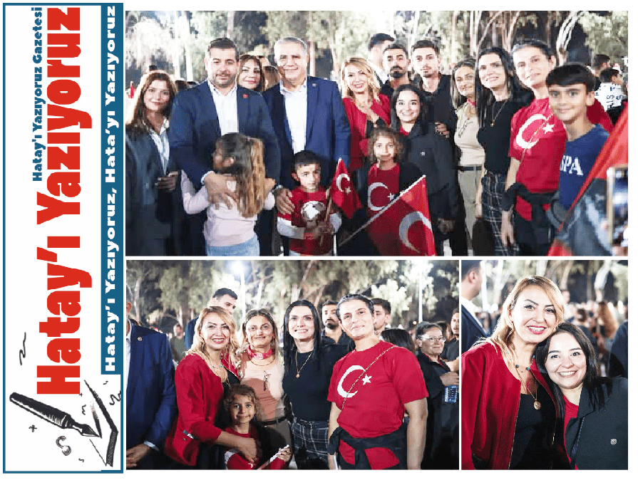 KARA: CUMHURİYETİMİZİN 102. YILINDA UMUT VE DAYANIŞMA SESLERİ ARSUZ’DA YÜKSELDİ!