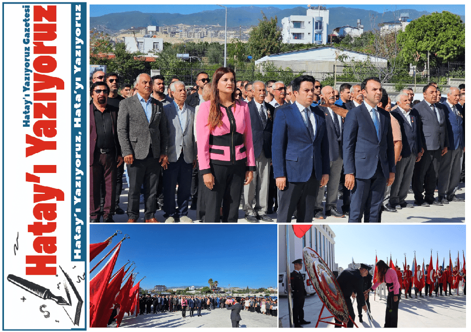 SAMANDAĞ’DA ÇELENK SUNMA TÖRENİ DÜZENLENDİ