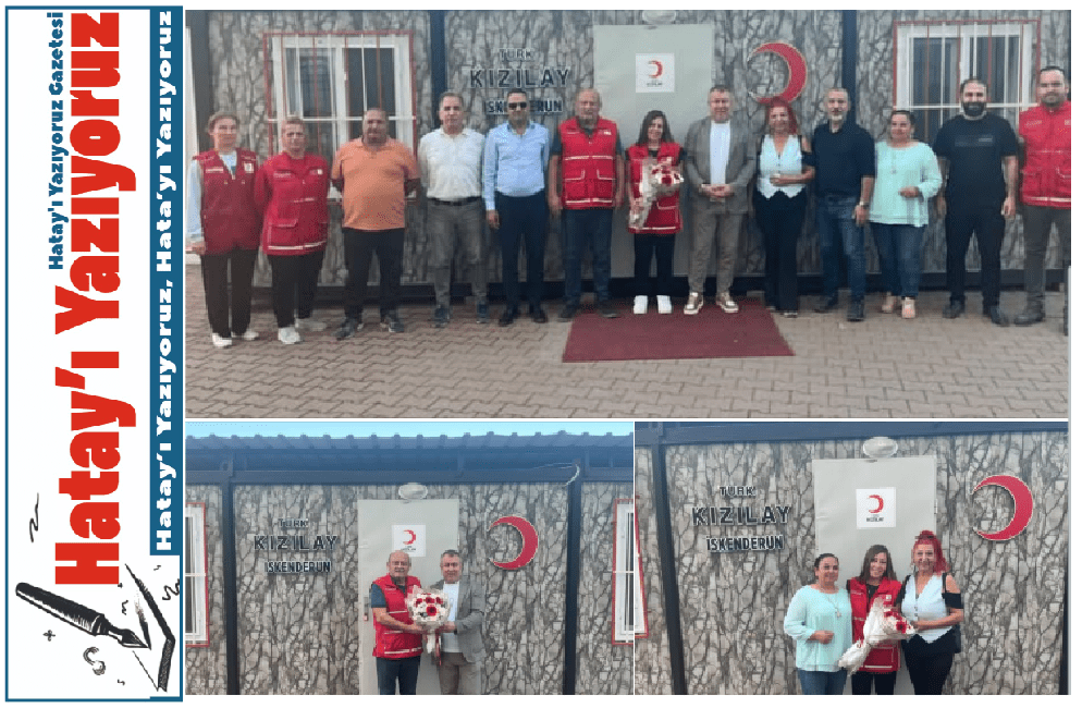 İGC YÖNETİMİNDEN TÜRK KIZILAY İSKENDERUN ŞUBESİ’NE ZİYARET